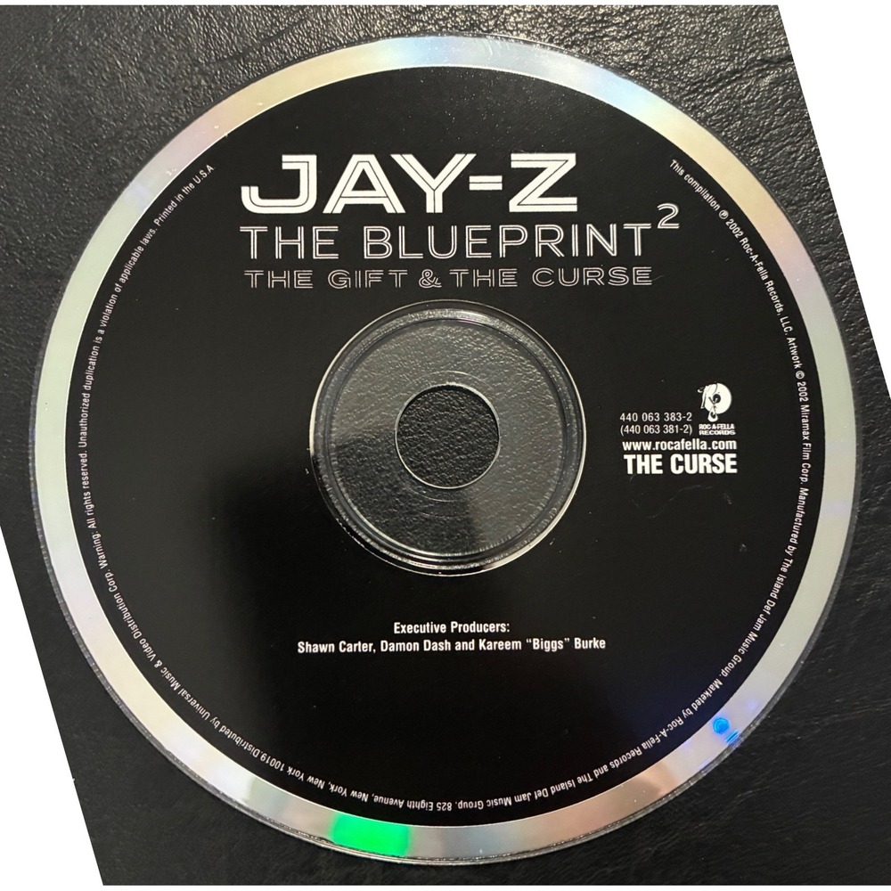 Jay-Z The Blueprint 2 The Gift & The Curse CD Disc 2 The Curse 2002 Roc-A-Fella
